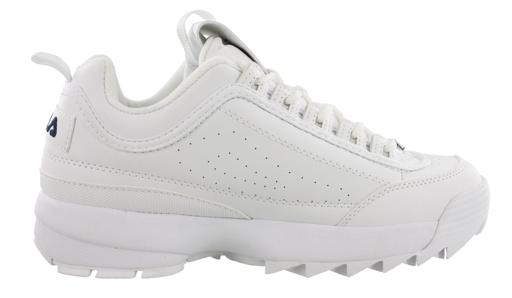 FILA white chunky dad sneakers | Dad sneakers, Chunky dad sneakers, Fila  white sneakers